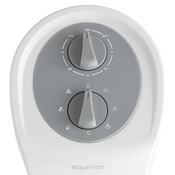 Ventilator Turn Fara Elice 42W, 3 Viteze, Oscilație 70°, Timer 2 Ore, Debit 1489 m³/h, 81 cm,Alb