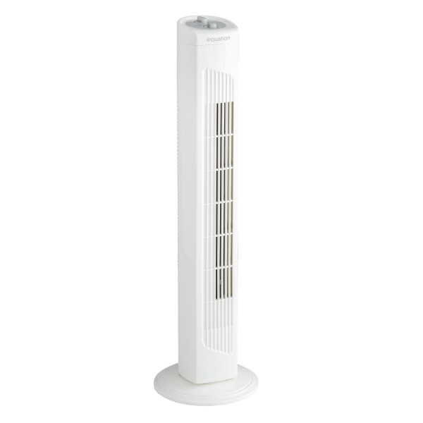 Ventilator Turn Fara Elice 42W, 3 Viteze, Oscilație 70°, Timer 2 Ore, Debit 1489 m³/h, 81 cm,Alb