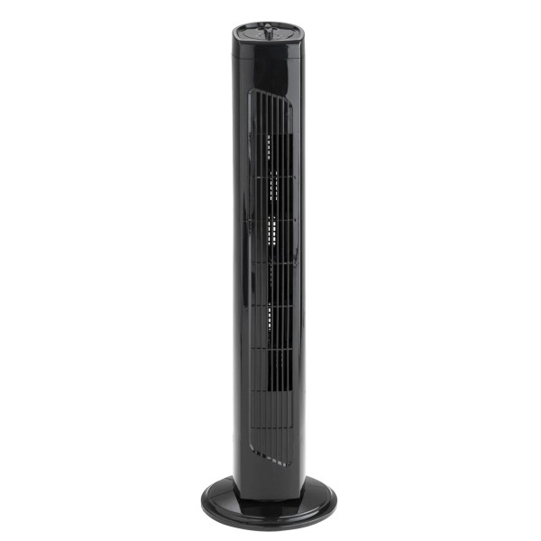 Ventilator Turn Fara Elice 42W, 3 Viteze, Oscilație 70°, Timer 2 Ore, Debit 1489 m³/h, 81 cm, Negru