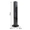 Ventilator Turn Fara Elice 42W, 3 Viteze, Oscilație 70°, Timer 2 Ore, Debit 1489 m³/h, 81 cm, Negru