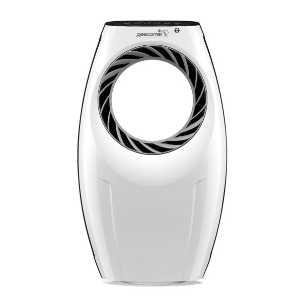 Ventilator Fără Elice 80W, Wi-Fi, 3 Viteze, Oscilație, Timer 7.5 Ore, Telecomandă, 55.5 cm