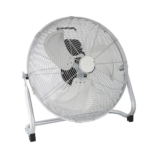 Ventilator de Podea 120W, Ø45 cm, 3 Viteze, Timer, Argintiu