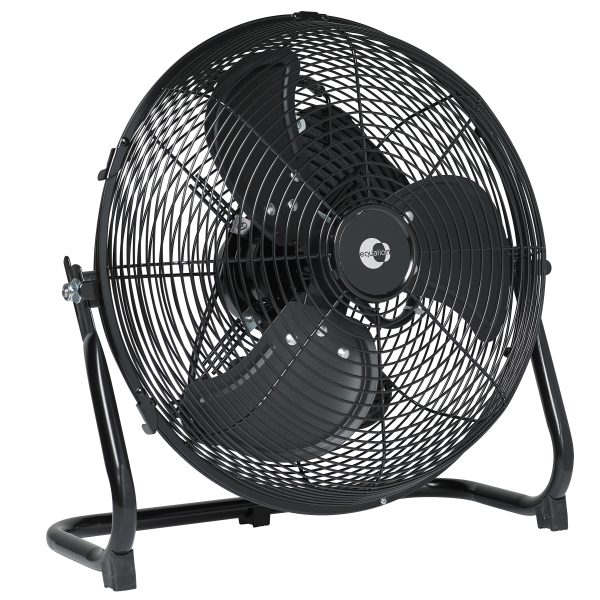 Ventilator de Podea , 45W, Ø30 cm, 3 Viteze, Timer, Negru