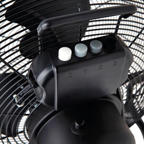 Ventilator de Podea , 45W, Ø30 cm, 3 Viteze, Timer, Negru