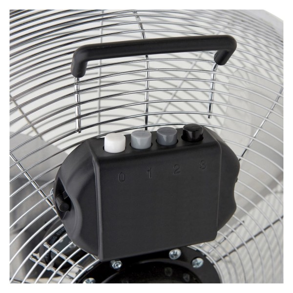 Ventilator de Podea  45W, Ø30 cm, 3 Viteze, Înclinare Reglabilă, Design Compact, Argintiu