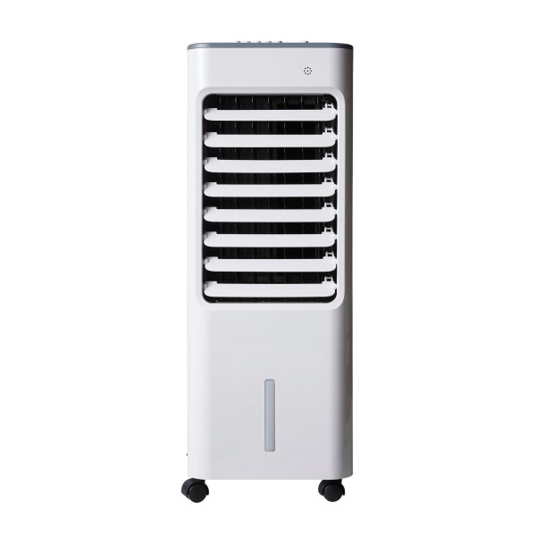 Răcitor de Aer 50W, Rezervor 4.8L, 3 Viteze, 2 Acumulatoare de Gheață, Filtru Lavabil, 70 cm, Alb/Gri