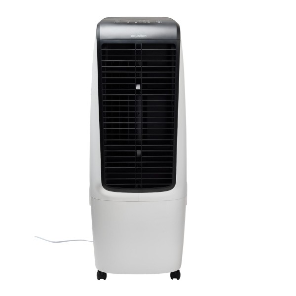 Răcitor de Aer 110W, Rezervor 20L, 4 Viteze, Telecomandă, Timer 8 Ore, Filtru Lavabil, Alb/Negru