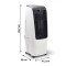 Răcitor de Aer 110W, Rezervor 20L, 4 Viteze, Telecomandă, Timer 8 Ore, Filtru Lavabil, Alb/Negru