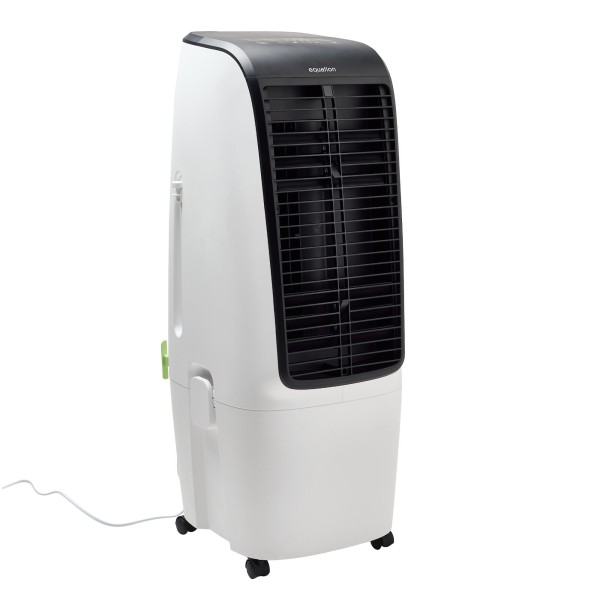 Răcitor de Aer 110W, Rezervor 20L, 4 Viteze, Telecomandă, Timer 8 Ore, Filtru Lavabil, Alb/Negru