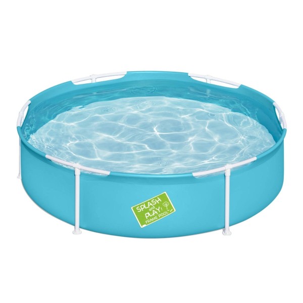 Piscină Rotundă pentru Copii Bestway 152 cm, Structură Metalică, 580 Litri, 2+ Ani