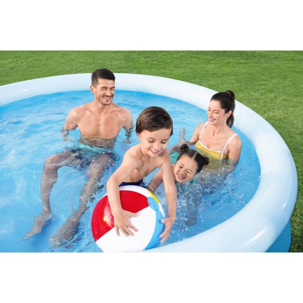 Piscină Supraterană Bestway Fast Set 305x76 cm, Material TriTech® 3 Straturi, 3800 Litri, Autoasamblare