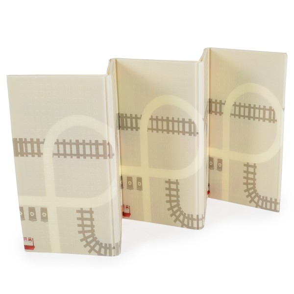 Saltea de Joacă Pliabilă din Spumă XPE Moni Toys Urban Traffic, Față-Verso, 200x150 cm
