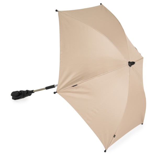 Umbrelă Universală pentru Cărucior Moni Umbuddy Beige, Protecție UV, Reglabilă, 80x80 cm