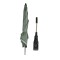 Umbrelă Universală pentru Cărucior Moni Umbuddy Grey Green, Protecție UV, Reglabilă, 80x80 cm