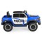 Mașină Electrică Poliție RAM Mammoth 1000 Blue, 2 Motoare 35W, Telecomandă 2,4 GHz, 3-8 Ani