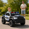 Mașină Electrică Poliție RAM Mammoth 1000 White, 2 Motoare 35W, Telecomandă 2,4 GHz, 3-8 Ani