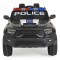 Mașină Electrică Poliție RAM Mammoth 1000 Black, 2 Motoare 35W, Telecomandă 2,4 GHz, 3-8 Ani