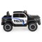 Mașină Electrică Poliție RAM Mammoth 1000 Black, 2 Motoare 35W, Telecomandă 2,4 GHz, 3-8 Ani