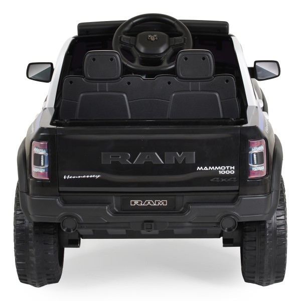 Mașină Electrică Poliție RAM Mammoth 1000 Black, 2 Motoare 35W, Telecomandă 2,4 GHz, 3-8 Ani