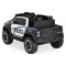 Mașină Electrică Poliție RAM Mammoth 1000 Black, 2 Motoare 35W, Telecomandă 2,4 GHz, 3-8 Ani