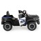 Mașină Electrică Poliție RAM Mammoth 1000 Black, 2 Motoare 35W, Telecomandă 2,4 GHz, 3-8 Ani