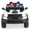 Mașină Electrică Poliție RAM Mammoth 1000 White, 2 Motoare 35W, Telecomandă 2,4 GHz, 3-8 Ani