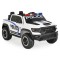 Mașină Electrică Poliție RAM Mammoth 1000 White, 2 Motoare 35W, Telecomandă 2,4 GHz, 3-8 Ani