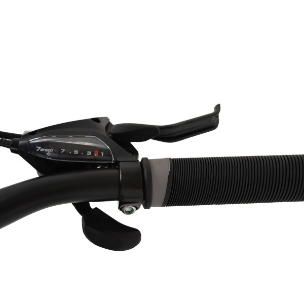 Bicicletă Copii Byox Zenith Grey 24", Cadru Aluminiu, 21 Viteze Shimano, Frâne Disc, 10 Ani+