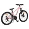 Bicicletă Copii Byox Zenith Pink 24", Cadru Aluminiu, 21 Viteze Shimano, Frâne Disc, 10 Ani+