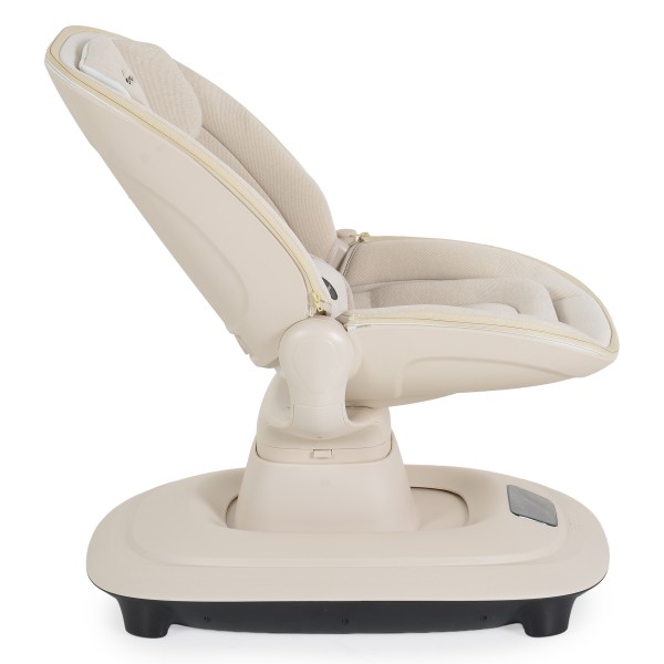 Leagăn Electric Bebelusi Cangaroo Hera Beige cu Aplicație Mobilă, 7 Moduri Balans, 360°, Muzică și Plasă de Insecte
