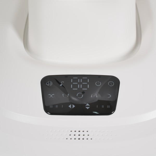 Leagăn Electric Bebelusi Cangaroo Hera Beige cu Aplicație Mobilă, 7 Moduri Balans, 360°, Muzică și Plasă de Insecte