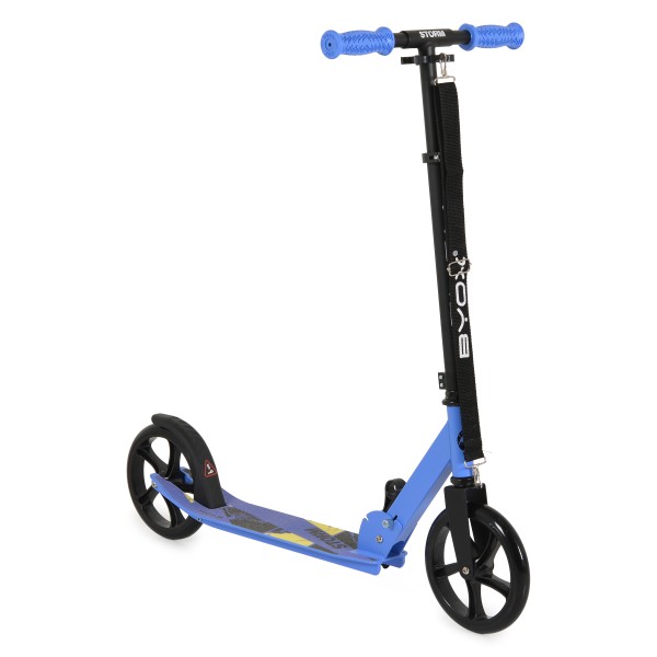 Trotineta Copii 6 Ani+ Byox Storm Blue, Aluminiu, Roți PU 200 mm, Pliabilă, 100 kg