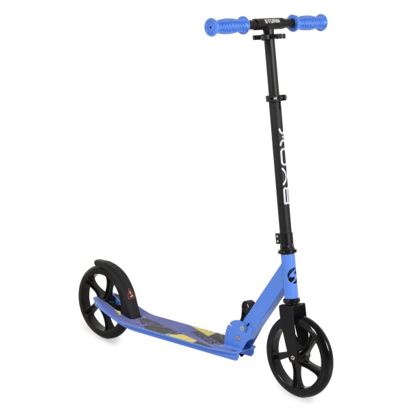 Trotineta Copii 6 Ani+ Byox Storm Blue, Aluminiu, Roți PU 200 mm, Pliabilă, 100 kg