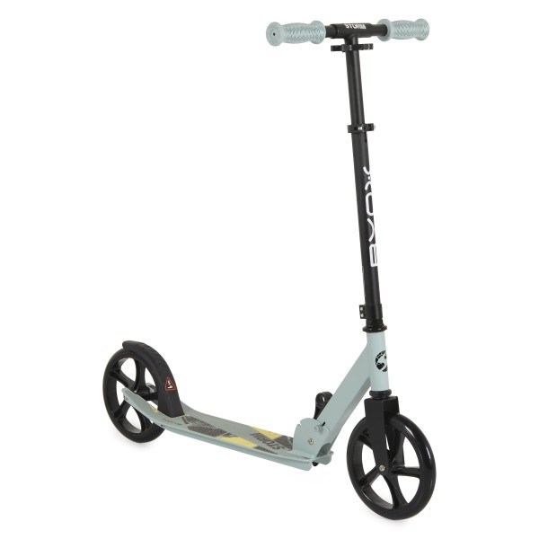 Trotineta Copii 6 Ani+ Byox Storm Grey, Aluminiu, Roți PU 200 mm, Pliabilă, 100 kg