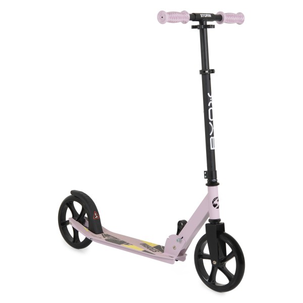 Trotineta Copii 6 Ani+ Byox Storm Pink, Aluminiu, Roți PU 200 mm, Pliabilă, 100 kg