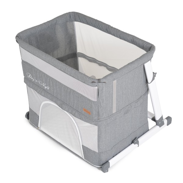 Pătuț Co-Sleeper 3în1 Cangaroo Day'n'Night, Antireflux, Barieră Rabatabilă, Țarc Joacă, 0-36 Luni