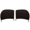 Parasolare Duble Auto Geam Lateral Cangaroo Sunnic, Set 2 buc, 74x49 cm, Fixare Velcro
