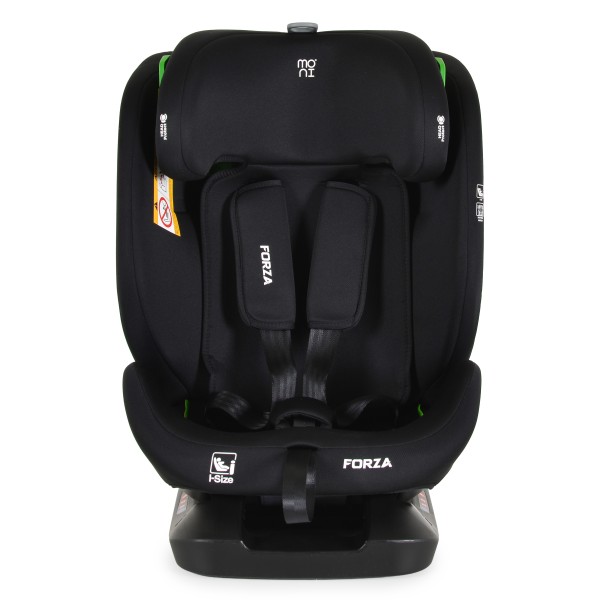 Scaun Auto Moni Forza Black, ECE R129/04, Poziție de Somn Reglabilă, Ham 5 Puncte, HPS, 0-12 Ani