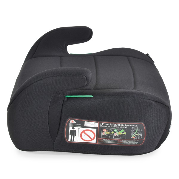 Înălțător Auto Moni Boost Black i-Size, ECE R129/04, 125-150 cm, EPS+EPP, Compact 0,8 kg