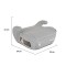 Înălțător Auto Moni Boost Grey i-Size, ECE R129/04, 125-150 cm, EPS+EPP, Compact 0,8 kg