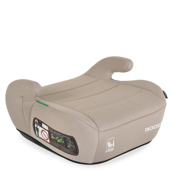 Înălțător Auto Moni Boost Beige i-Size, ECE R129/04, 125-150 cm, EPS+EPP, Compact 0,8 kg