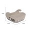 Înălțător Auto Moni Boost Beige i-Size, ECE R129/04, 125-150 cm, EPS+EPP, Compact 0,8 kg
