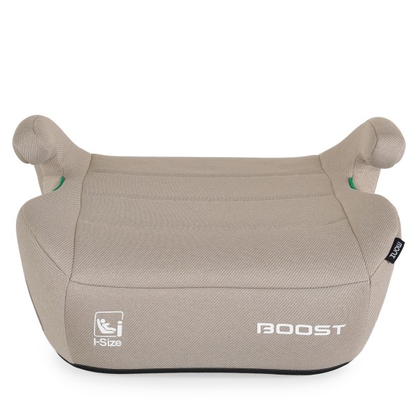 Înălțător Auto Moni Boost Beige i-Size, ECE R129/04, 125-150 cm, EPS+EPP, Compact 0,8 kg