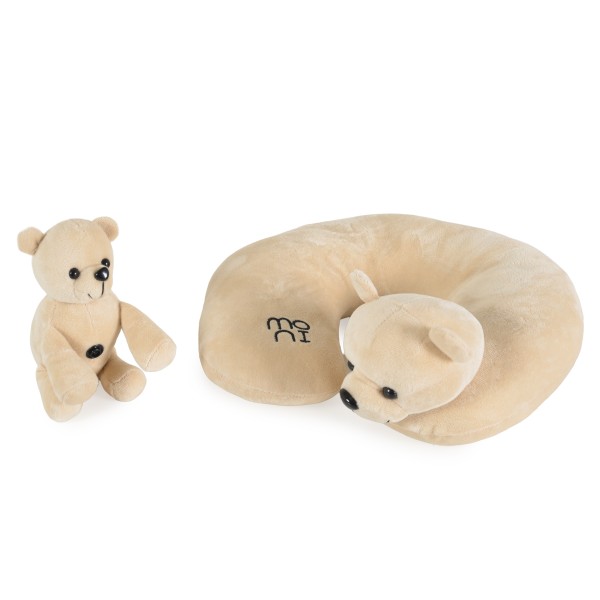 Scaun Auto Moni Serengeti Beige, i-Size R129, ISOFIX, Rotație 360°, SPS, 40-150 cm, 0-12 Ani
