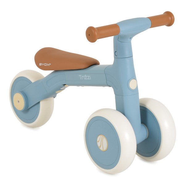 Bicicletă Echilibru 3 în1 Byox Trizzi Mini Blue, 12 Luni+, Anvelope EVA, Conversie Fără Unelte