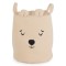 Coș Textil Depozitare Jucării Copii Moni Toys Nori Beige, Închidere Șnur, 35x45 cm, 43 L