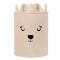 Coș Textil Depozitare Jucării Copii Moni Toys Nori Beige, Închidere Șnur, 35x45 cm, 43 L