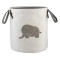 Coș Textil Depozitare Jucării Copii Moni Toys Roro Elefant, 2 Mânere, Pliabil, 36x38 cm