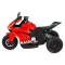 Motocicletă Electrică Moni Nairobi Red, 2 Motoare 25W, MP3+USB, Lumini, 6V 7Ah, 3-8 Ani