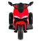 Motocicletă Electrică Moni Nairobi Red, 2 Motoare 25W, MP3+USB, Lumini, 6V 7Ah, 3-8 Ani